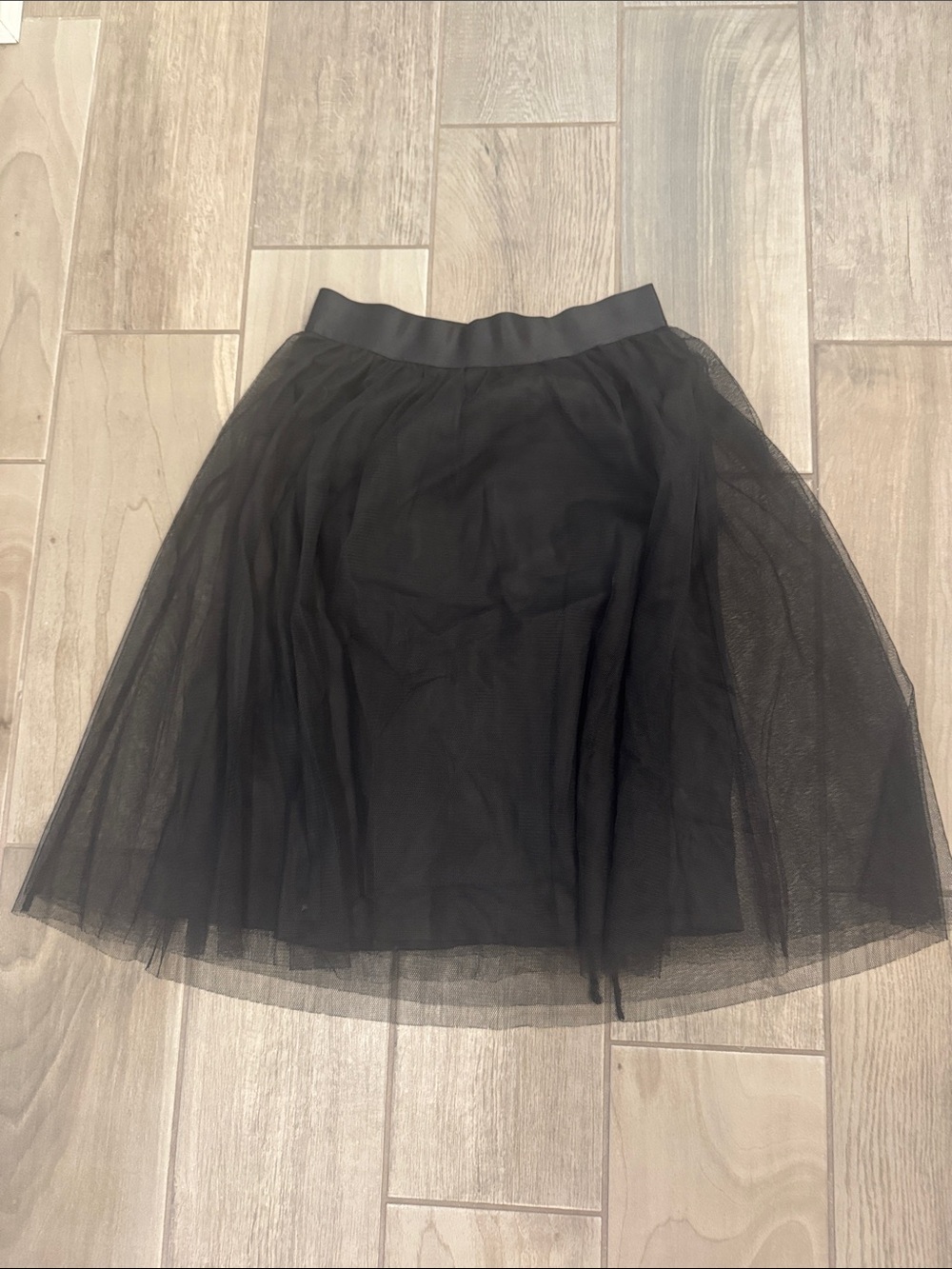 Black Tulle Midi Skirt - Classic Women's Skirt (worn once)